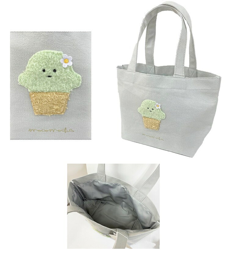 樂天商城 - さぼてんちゃん　モコモカ　帆布トート トートバッグ　キャンパストート　 サブバッグ　ランチバッグ　クーリア】ほっこりモコモカ　ミニトート