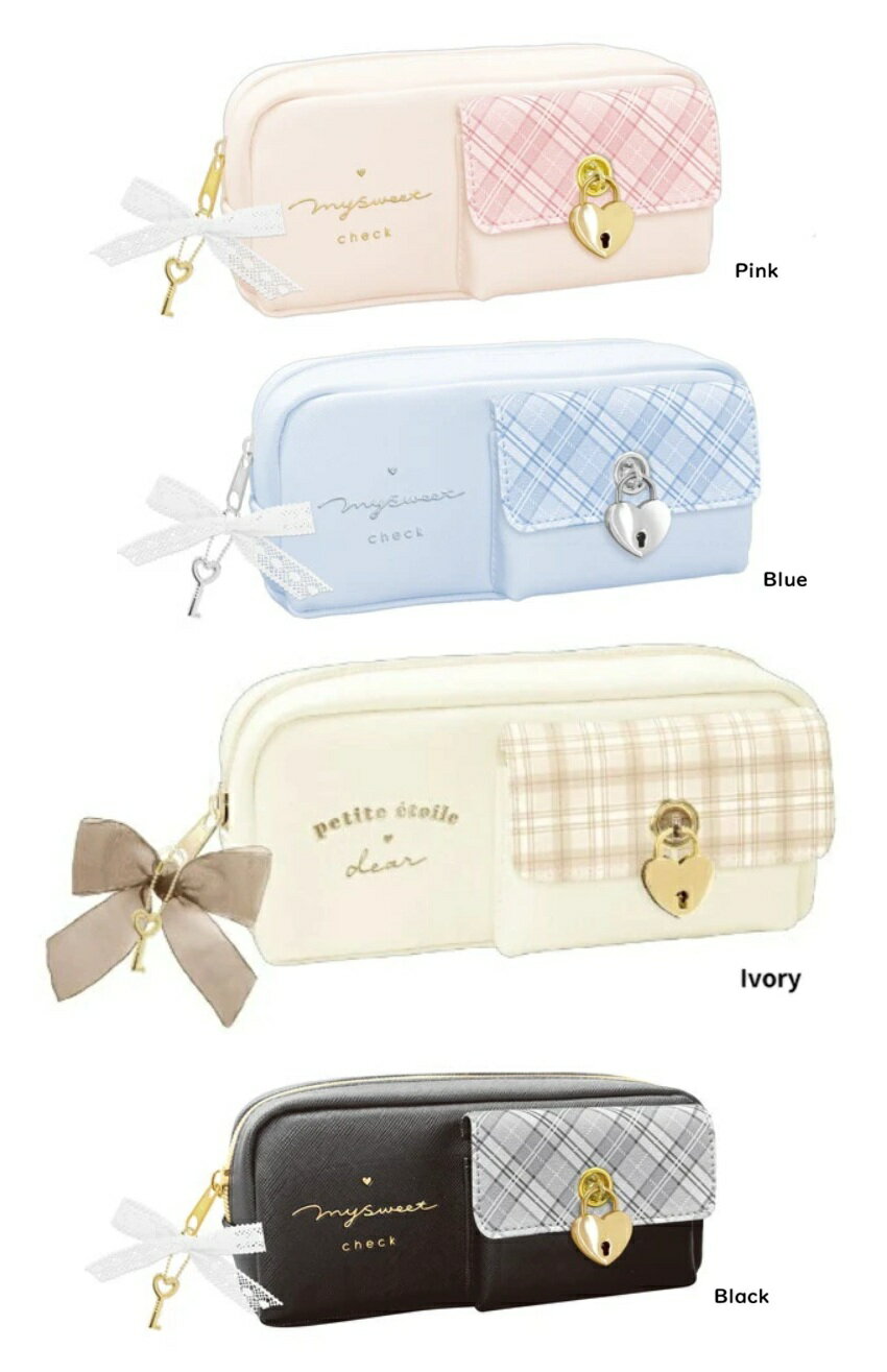 樂天商城 - 【ペンポーチ　クーリア　ペンケース　キーチャーム　メイクポーチ　ポーチ　】シークレットポケットペンポーチ　 プチエトワールディア