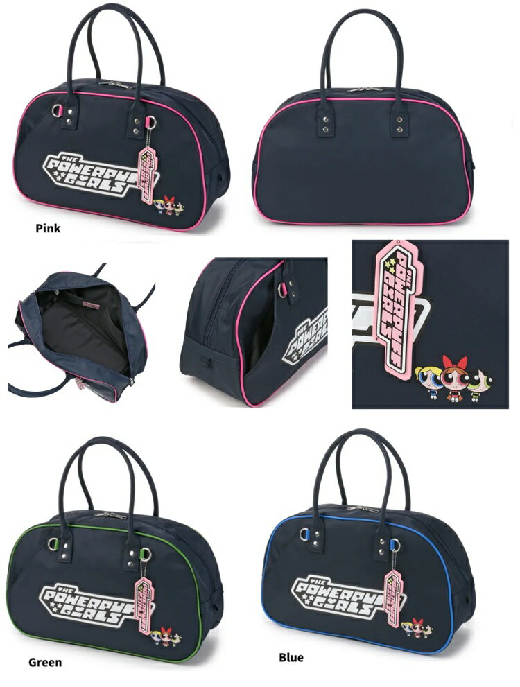 パワーパフガールズ 　ボストンバッグ　スクールバッグ 　スクールボストン 　高校生　通学バッグ　スクバ　平成レトロ　バッグ　スポーツバッグ】パワーパフガールズ 　ボストンバッグ