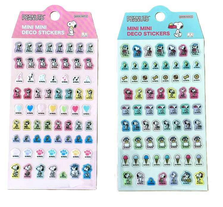樂天商城 - ピーナッツ スヌーピー　シブリング　シール　ぷっくりミニシール　デコシール