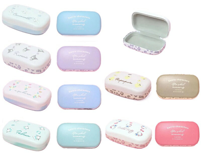 サンリオキャラクターズ　小物入れ　アクセサリーポーチ　ポーチ　ボックスポーチ　ピルケース