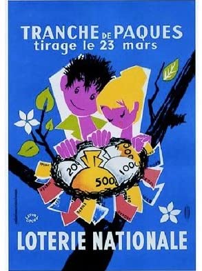 ポスター ルフォール・オプノ Lefor Openo 【フランス宝くじ LOTERIE NATIONALE (1956年3月)】