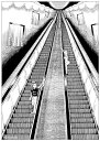 ポスター わたしは真悟04 楳図かずお アートフォトポスター 楳図かずおグッズ A4サイズ 絹目写真 RAW-004