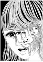 ポスター わたしは真悟09 楳図かずお アートフォトポスター 楳図かずおグッズ A4サイズ 絹目写真 RAW-009