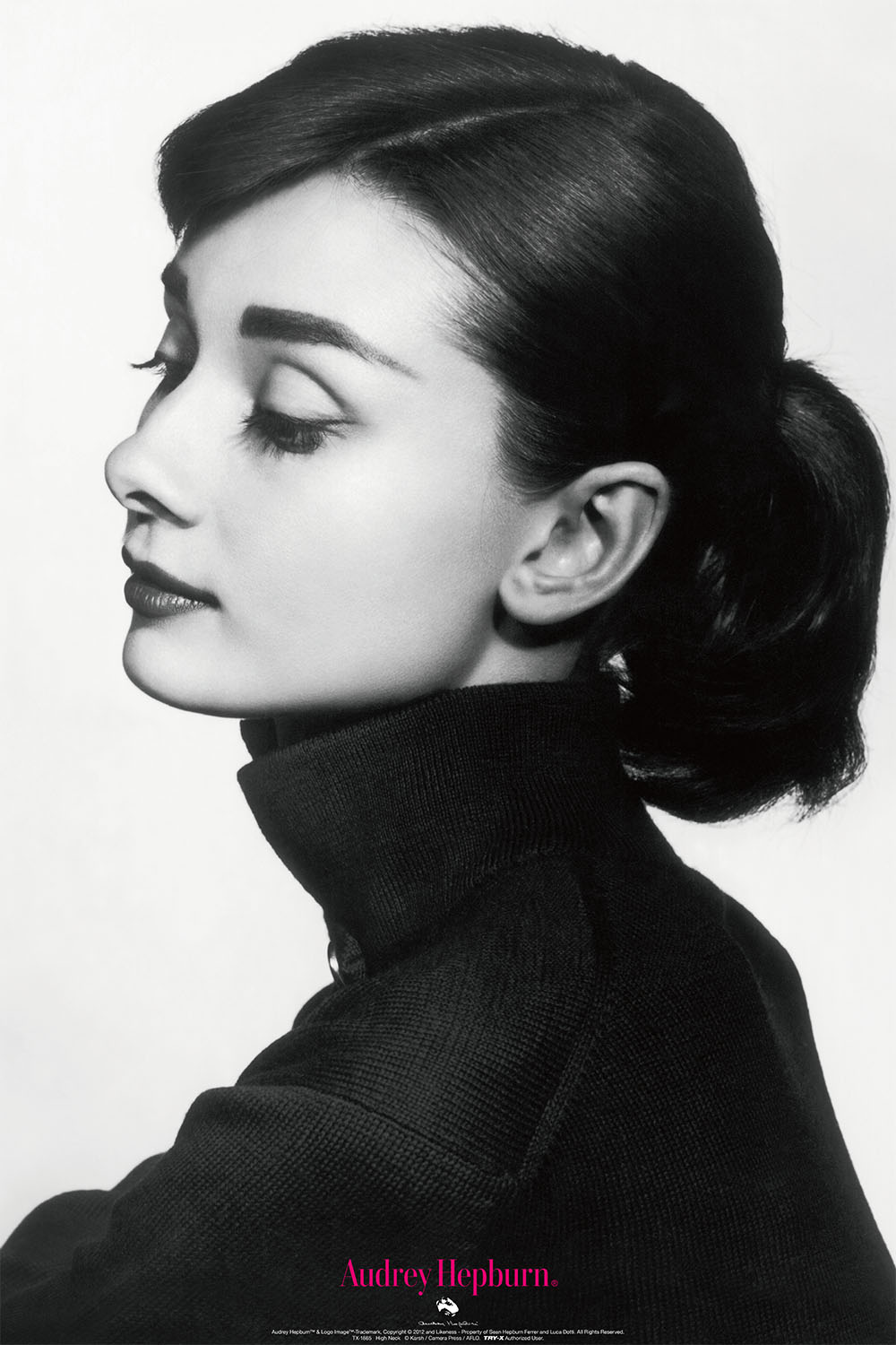 ポスター Audrey Hepburn 【High Neck】 TX-1865/オードリー・へプバーン