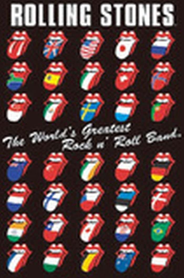 ポスター Rolling Stones (International Tongues)