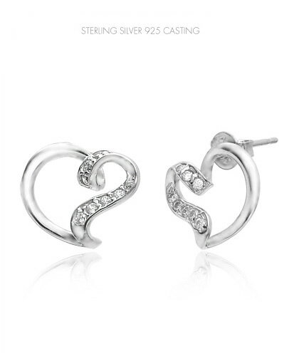 エンジェルハートキュービック・シルバーピアス