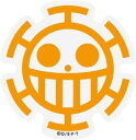 【ロー海賊旗】ONE PIECE(ワンピース)ステッカー/OPS-81