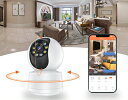 【楽天スーパーSALE】防犯カメラ 家庭用 WIFI 見守りカメラ 屋内 屋外 監視カメラ 自動追跡室内カメラ 録画 夜間撮影 赤外線カメラ 工事不要(4)