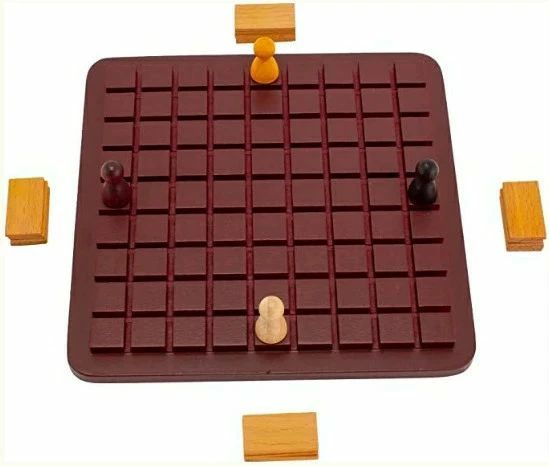 コリドール ミニ テーブルゲーム 木製 ボードゲーム おもちゃ 知育 玩具 子供 脳トレ ゲーム フランス26cm*26cm