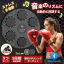 パンチング マシン 音楽ボクシングマシン ミュージックボクシングマシン RGBライト 家庭用 USB充電式 ダイエット パンチングマシン スマートボクシングターゲット 壁掛け ボクシングサンドバッグ Bluetooth音楽 取り付けが簡単 高強度ABS素材 打撃効果音 子供 大人 初心者
