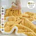 毛布 ふわとろ毛布 厚手 入り 冬用 北欧 大判 2枚合わせ もこもこ毛布 ふわとろストライプ毛布 膝掛け 昼寝 蓄熱 防寒 吸湿 軽量 暖かい 大判 静電気防止 抗菌 防臭 丸洗いOK ダブル ハーフ シングル セミダブル 布団 冷房対策
