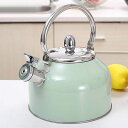 【楽天スーパーSALE】2.5L 笛を吹くやかん やかん 笛吹きやかん 笛吹きケットル ステンレス鋼 湯沸かし 広口 ケトル 広口 ケトル ハンドル付き 火傷防止 ティーケトル ティーポット イッスルティーケトル 家庭 オフィス ガスコンロ/IH対応(4)