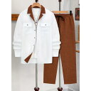 2点セット カジュアルメンズファッション スーツ 軽量で快適な長袖トラウザーセット