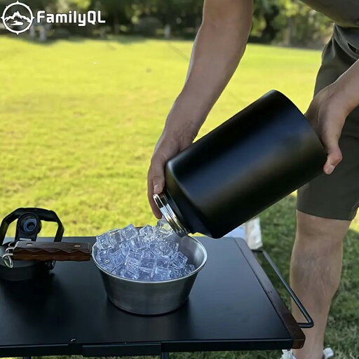 Kule アウトドアキャンプ用断熱ステンレス製アイスバケット - 大容量、ダブルウォール、独立記念日&ラマダン用ポータブルウォータージャグ Kule アウトドアキャンプ用断熱ステンレス製アイスバケット - 大容量、ダブルウォール、独立記念日&ラマダン用ポータブルウォータージャグ