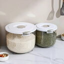 密閉米びつ ふた付き 収納ジャー 5KG/10KG 収納ジャー セット 気密 収納容器 キッチン 収納容器 残量見える 計量 密閉 キッチン収納 保存容器 小麦...