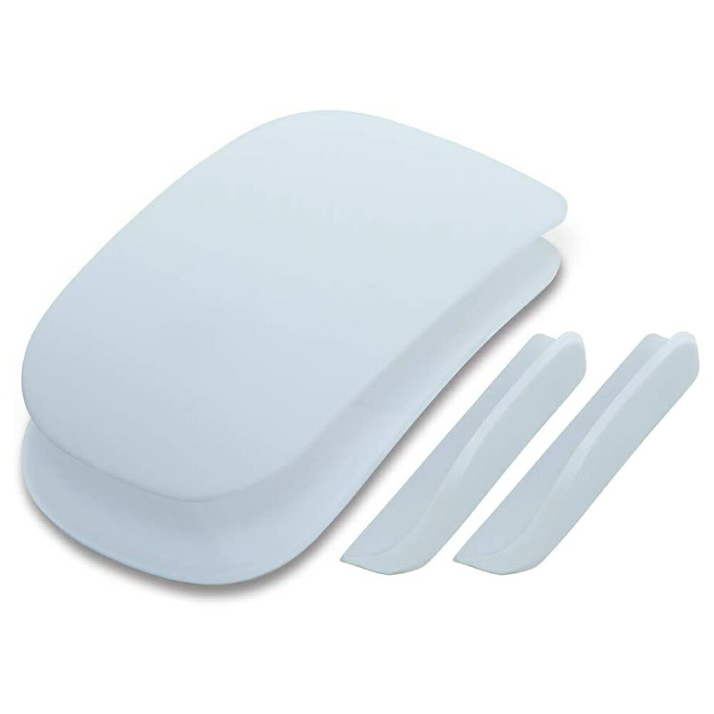 ECBB マウスグリップ マウスカバー【パーフェクトセット】Mac Apple マジックマウス MagicMouse 必須 マウスサポート 補助パーツ マック アップル ワイヤレスマウス マウスアクセサリー マウスカバー シリコンカバー 高品質シリコン 金属アレルギー 人間工学