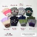 【定形外送料無料&40%OFF】マルチパターン手袋(S・Mサイズ)【OCEAN&GROUND/オーシャン&グラウンド】キッズ 防寒 子供 男の子 女の子 通園 通学 入園 入学 4~11歳 冬小物 グローブ プレゼント お揃い かわいい おしゃれ 温かい OKOK7