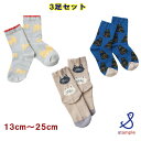 スタンプル stample 靴下【スタンプルソックスを2セットご注文でメール便送料無料!】ねこクルーソックス3足組(13cm〜25cm) 定番 キッズ ジュニア...