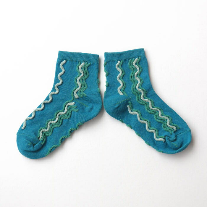 スタンプル stample 靴下【スタンプルソックスを2セットご注文でメール便送料無料！】うねうねラインショートソックス3Pセット（16〜25cm）キッズ ジュニア レディース 子ども 子供服 滑り止め 男の子 女の子 3足セット ママOKOK13