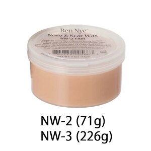 《三善 ミツヨシ》Ben Nye ベンナイ化粧品 メイクアップワックス NW-2 71g NW-3 226g 《厚みがあるのでメール便・ネコポス不可/宅配配送》傷やこぶなどの特殊なメークをする時に使用