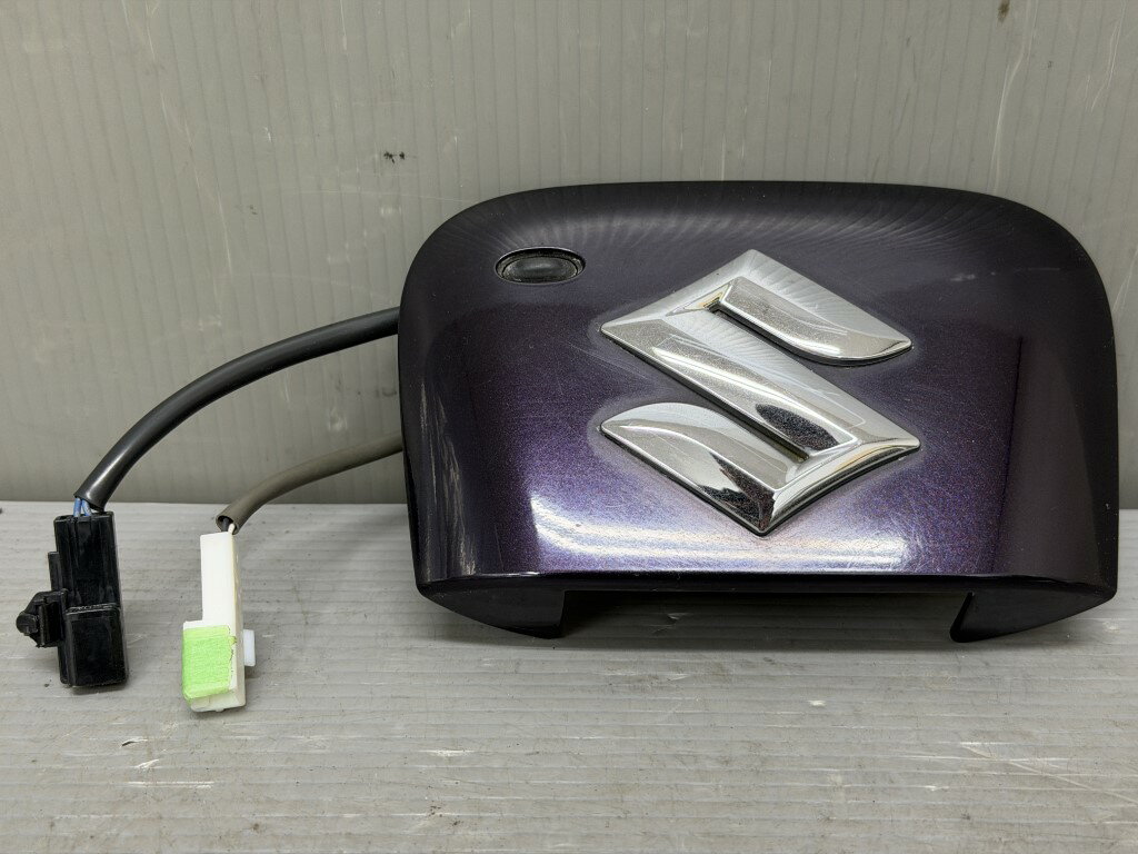 MRワゴン XS 前期(MF22S) 純正 破損無 動作保証 バックドアの ドアハンドル リアゲート アウターハンドル ZED 82851-81J00-01 p060511 中古20260123