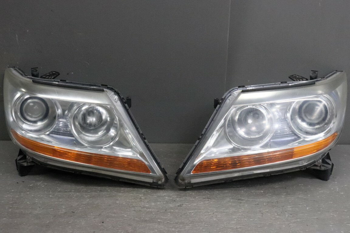 エリシオン プレステージ SG 前期(RR6) 純正 スタンレー 破損無 動作保証 ヘッドライト HID バラスト レベ付 キセノン 左右セット ヘッドランプ 右 左 P7040 p052482 中古20250131