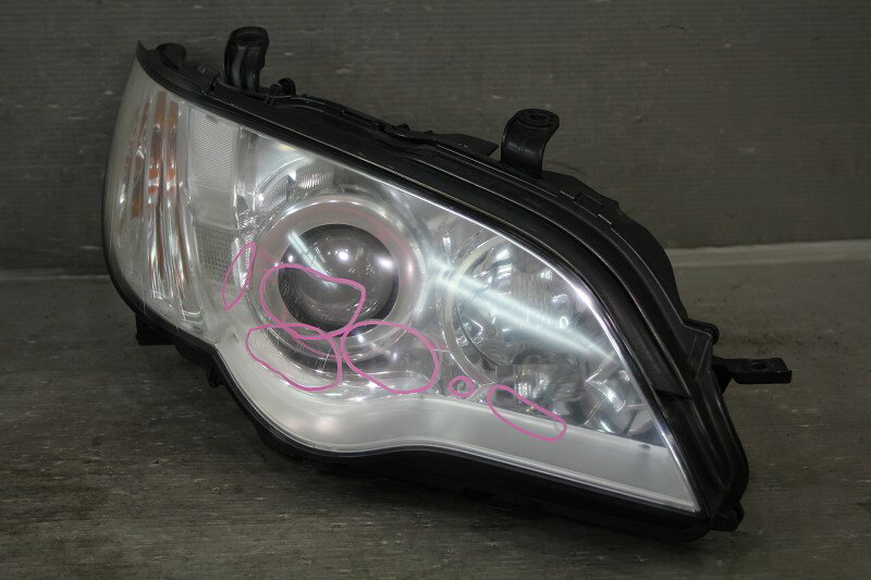 レガシィ B4 後期 (BL5 BPE BL) 純正 コイト 右 ヘッドライト HID キセノン バラスト レベ 100-20952 p044266 中古20240314