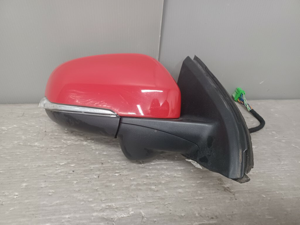 ボルボ V60 T4 右H(FB4164T FB) 純正 破損無 動作保証 右 ドアミラー 電格 16P＋2P ウィンカー レッド系 BLISセンサー ウェルカムランプ p052549 中古20250205
