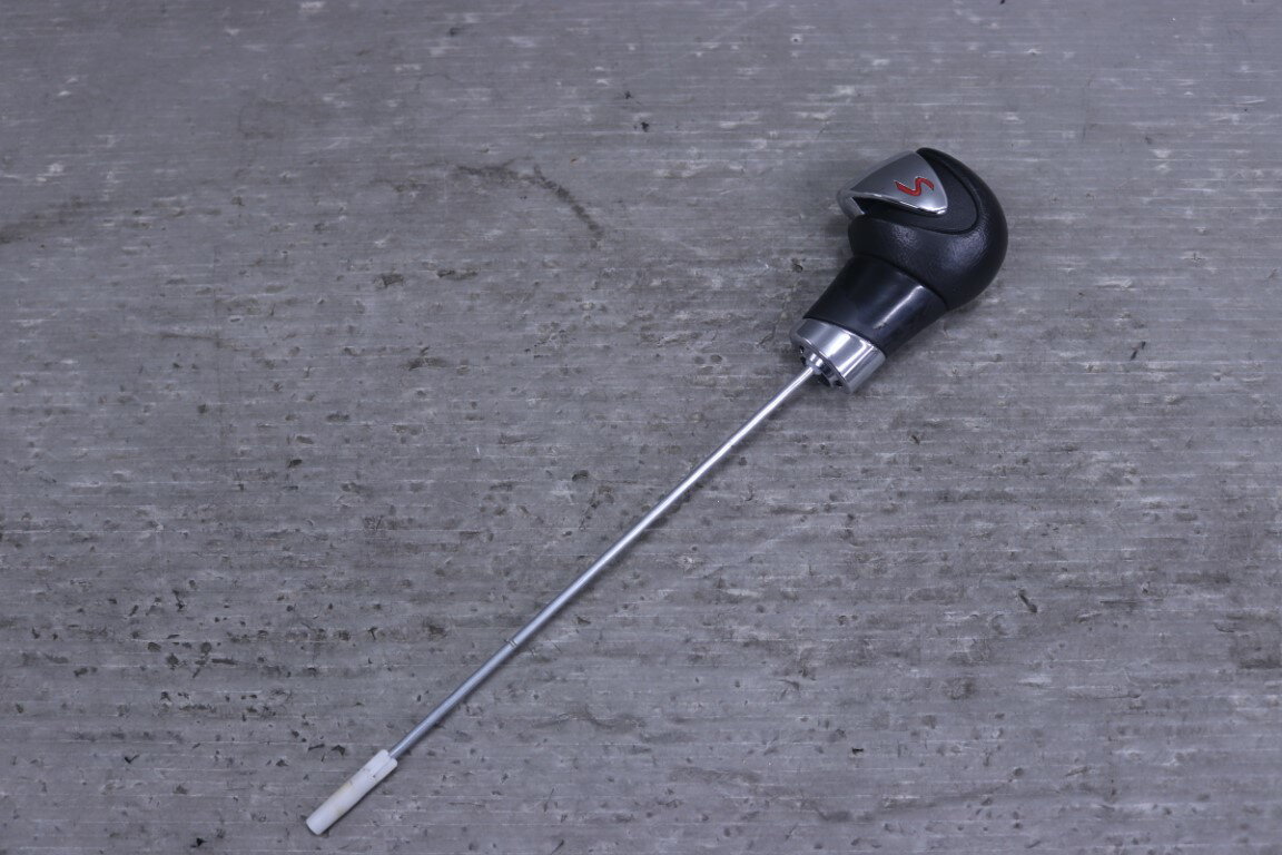 BMW Mini Cooper S ミニ クーパー S LCI 右H 後期(R56 MF16S MF16) 純正 破損無 AT シフトレバー レザー p060682 中古20260206