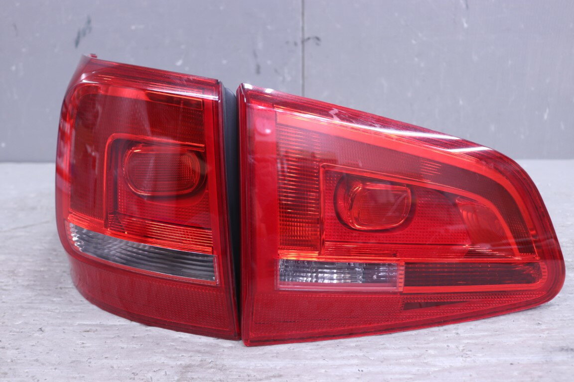 VW シャラン 右H(7NCAV 7N) 純正 動作保証 左テールランプ フィニッシャー付 LED全点灯OK テールライト p060733 中古20260207