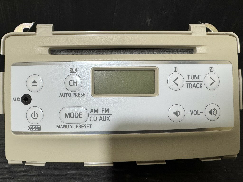 ミラココア スペシャルコーデ(L675S) 純正 フジツーテン 破損無 動作保証 CDプレーヤー オーディオデッキ カーオーディオ 86180-B2740 123000-4430F101 p060713 中古20260207