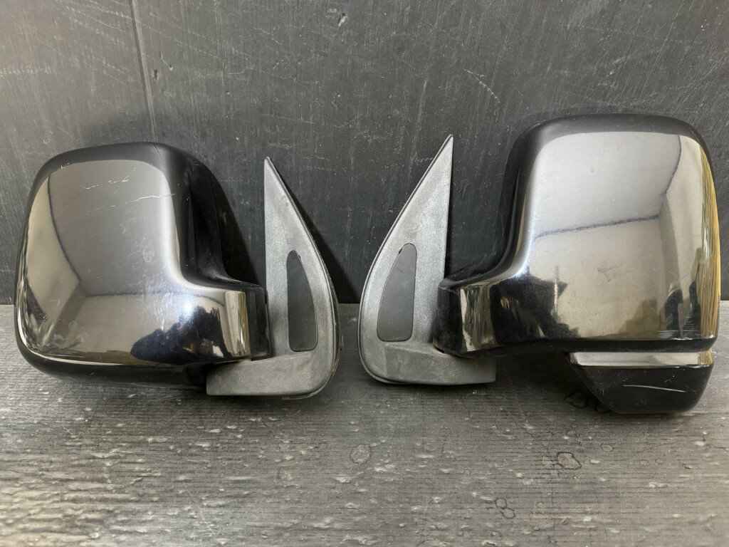 バモス M ターボ 中期(HM1) 純正 破損無 動作保証 ドアミラー 手動格納 左右セット 補助ミラー付 B92P サイドミラー 右 左 8877 p0607...