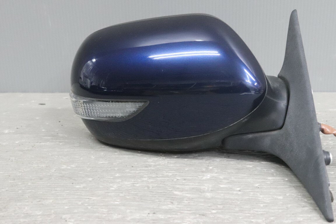 乐天商城 - レガシィ ツーリングワゴン 2.0GT ターボ E型 後期(BP5) 純正 MITSUBA 破損無 動作保証 右 ドアミラー 電格 9P 9ピン ウィンカー ヒーター付 35J 右 ミラー サイドミラー VB10 p052804 中古20250219