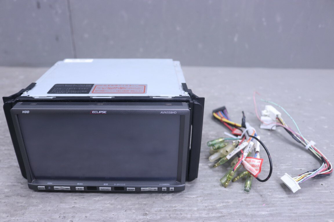 タント X リミテッド スペシャル 前期(L375S) HDDナビ AVN558HD 地図2010年 カーナビ ハーネス フジツーテン イクリプス p060893 中古20260219