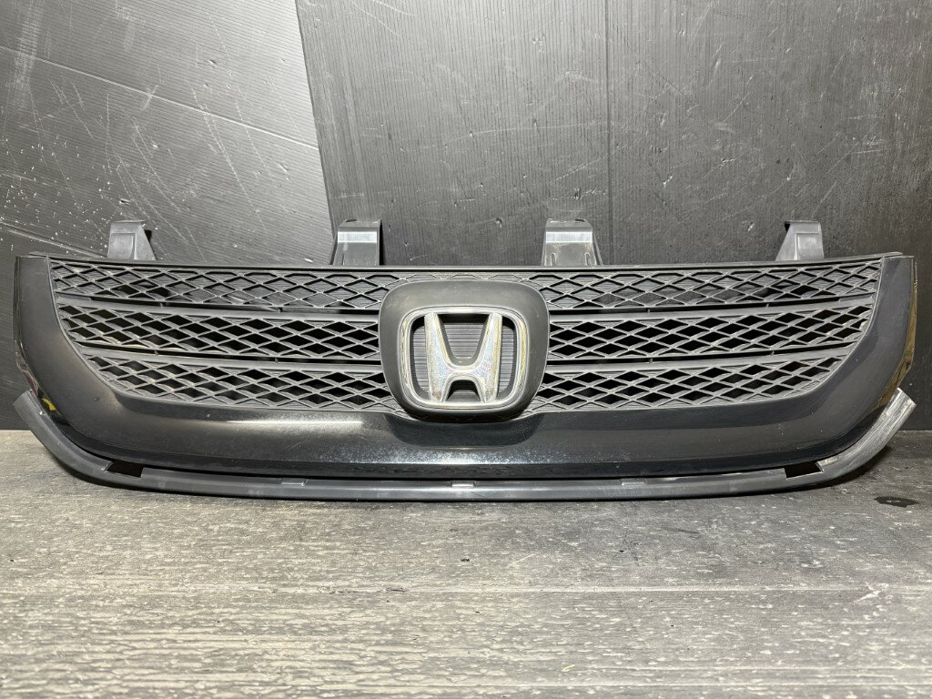 ホンダ ストリーム RST 中期(RN6) 純正 フロントグリル ラジエーターグリル NH731P クリスタルブラックパール p060972 中古20260221