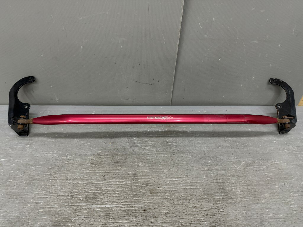 ワゴンR FXリミテッド 2型(MH23S WFXE-S2) 社外 TANABE タナベ 破損無 フロント ストラットタワーバー タワーバー 補強バー 剛性アップ 前 p060999 中古20260224