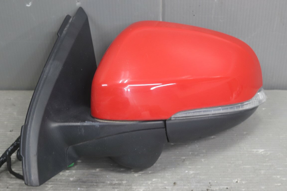 Rakuten - ボルボ V60 右H(FB4164T) 純正 破損無 動作保証 左 ドアミラー 電格 16P＋2P 16ピン＋2ピン ウィンカー ウェルカムランプ BLISセンサー付 レッド系 左 ミラー サイドミラー p053457 中古20250313