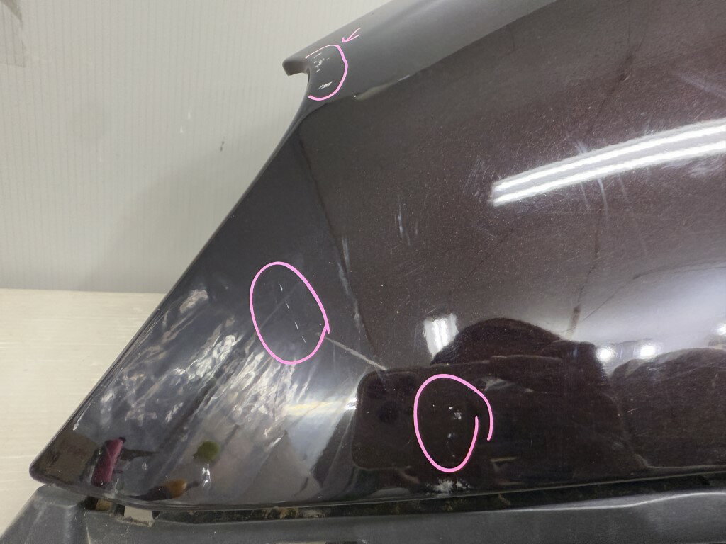 アルファロメオ 159 ミト 純正 凹無 破損無 左 フロントフェンダー 紫 パープル系 p053497 中古20250319