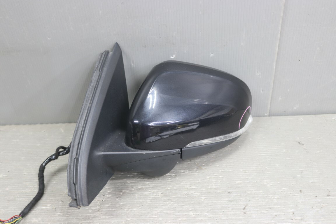乐天商城 - ボルボ V60 右H 前期(FB4164T 155) 純正 破損無 動作保証 左 ドアミラー 電格 16P＋2P 16ピン＋2ピン ウィンカー ウェルカムランプ BLISセンサー付 ブラック系 左 ミラー サイドミラー p053662 中古20250401