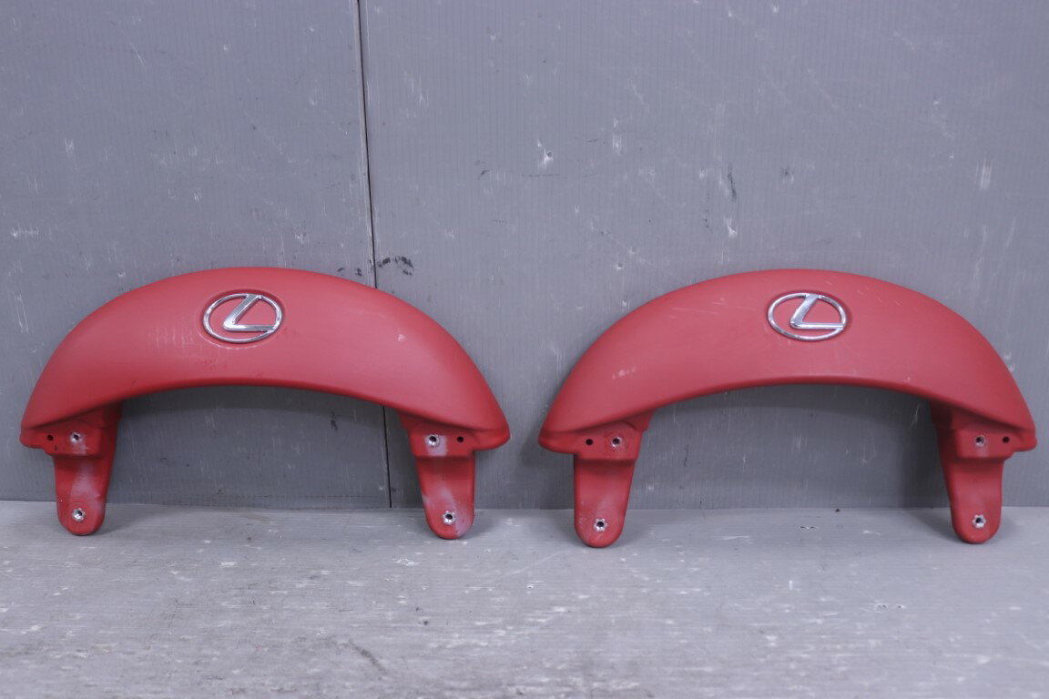 レクサス SC430 後期(UZZ40 UZZ40-DKTQK) 純正 破損無 シートバックボード 赤 レッド 左右セット p061108 中古20260305