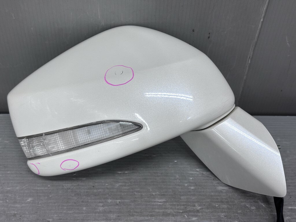 エディックス 20X 中期(BE3) 純正 破損無 動作保証 右ドアミラー ウィンカー 電格 7P 7ピン サイドミラー NH624P 右ミラー p061122 中古20260305