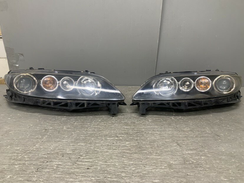 マツダ アテンザ スポーツワゴン 23S 後期(GY3W) 純正 AL 破損無 動作保証 HID ヘッドライト 左右セット バラスト キセノン ヘッドランプ p053288 中古20250307