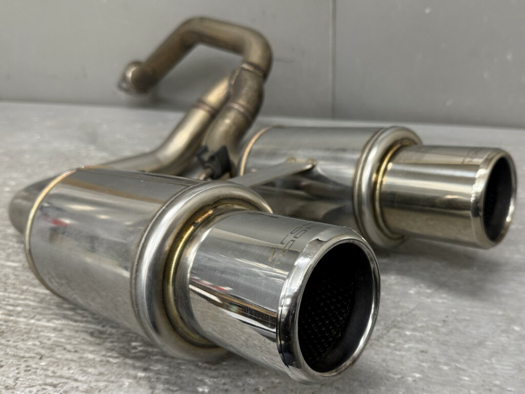 ダイハツ コペン AT (L880K) ROSSO MODELLO ロッソモデロ リアマフラー スポーツマフラー リアピース セミステンレス p061154 中古20260309