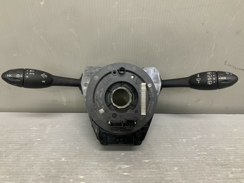 ミニクーパー LCI 右H 後期(R56 SU16) 純正 破損無 動作保証 コンビネーションスイッチ ライト ワイパー ディマー 9253763-02 p061172 中古20260309