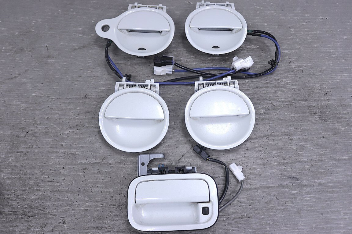 セルボ RS 3型 後期(HG21S SSRE-3) 純正 破損無 アウターハンドル リクエストスイッチ付 5点セット Z7T p061265 中古20260313