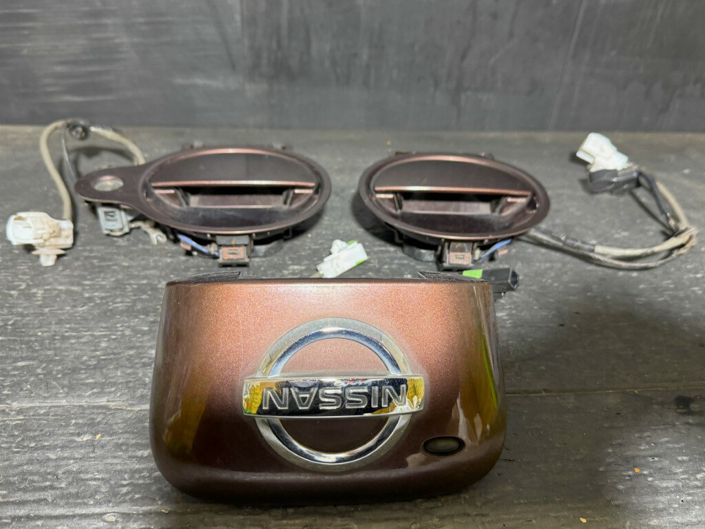 日産 モコ E ショコラティエ 3型(MG22S DNXD-D3) 純正 破損無 動作保証 アウターハンドル フロント 左右 バックドア ZEL 82811-81J1 82851-81J00-01 p061356 中古20260316