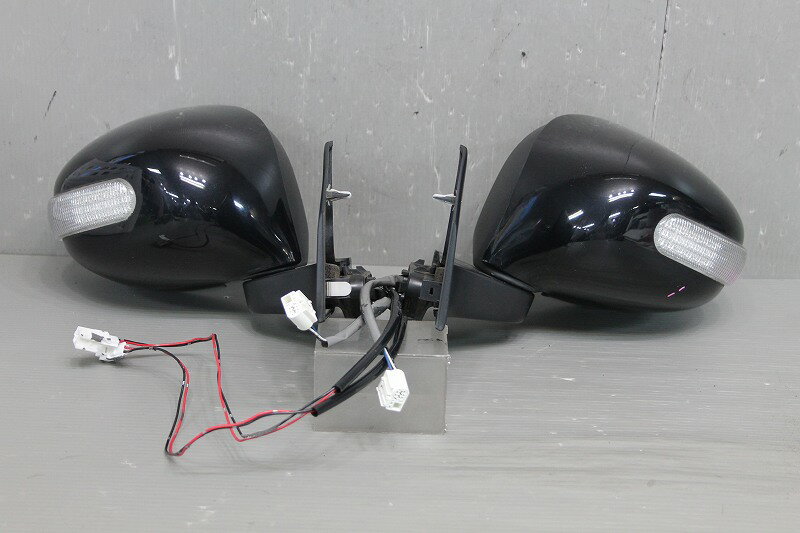 乐天商城 - MRワゴン XS リミテッド X期(MF22S) 純正 ドアミラー 電格 5P＋2P 5ピン＋2ピン 社外 ウィンカーカバー付 左右セット ZJ3 右 左 p046301 中古20240427