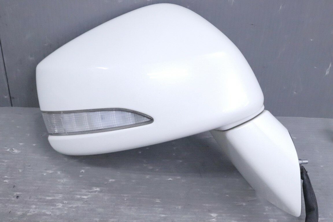 エディックス 20X (BE3) 純正 破損無 動作保証 右ドアミラー 電格 9P 9ピン ウィンカー付 NH624P サイドミラー 右ミラー p061589 中古20260330