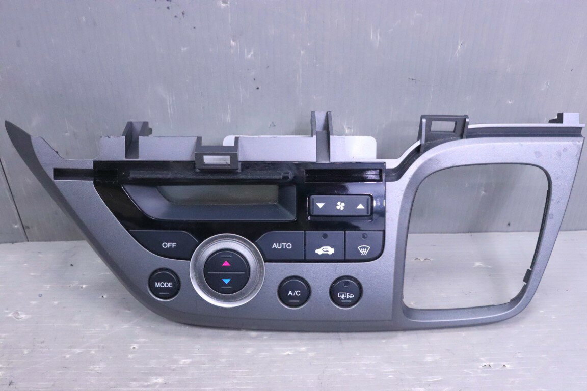 ストリーム RSZ 1.8L 前期(RN6) 純正 スタンレー 破損無 動作保証 エアコンスイッチ シフトパネル D07JD p061609 中古20260327